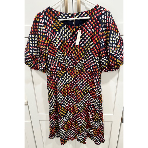 Anthropologie Dresses & Skirts - Maeve Anthropologie Mini Dress Floral‎ Print Puff Sleeve Casual US 10